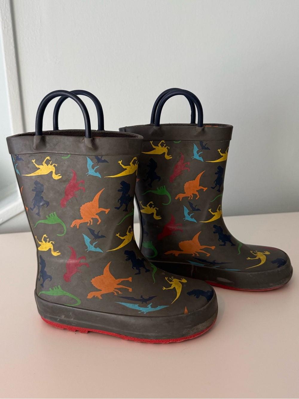 8C Dinosaur Rain Boots
